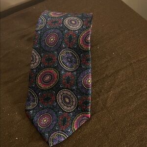 😄Bellini Silk Geometric Pattern Tie
